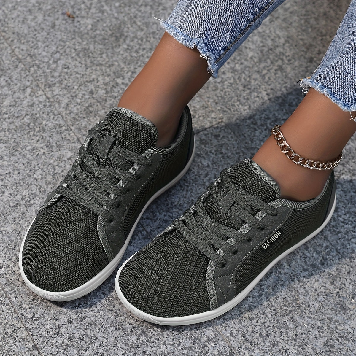 Women's Barefoot Shoes • Zero Drop Minimalist Walking - Wide Toe Box • Flexible TPR Sole & Soft Footbed • Low-Top Round Toe for - /Outdoor Wear • Comfortable for Walking, Standing, Errands • Women Shoes, Sneakers