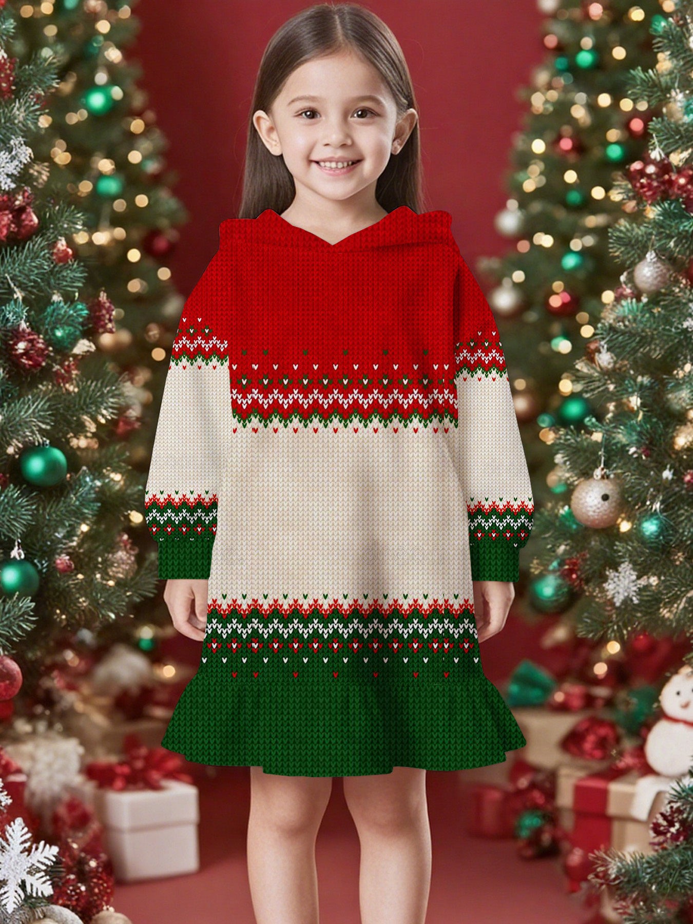 Girls' Christmas Party Dress