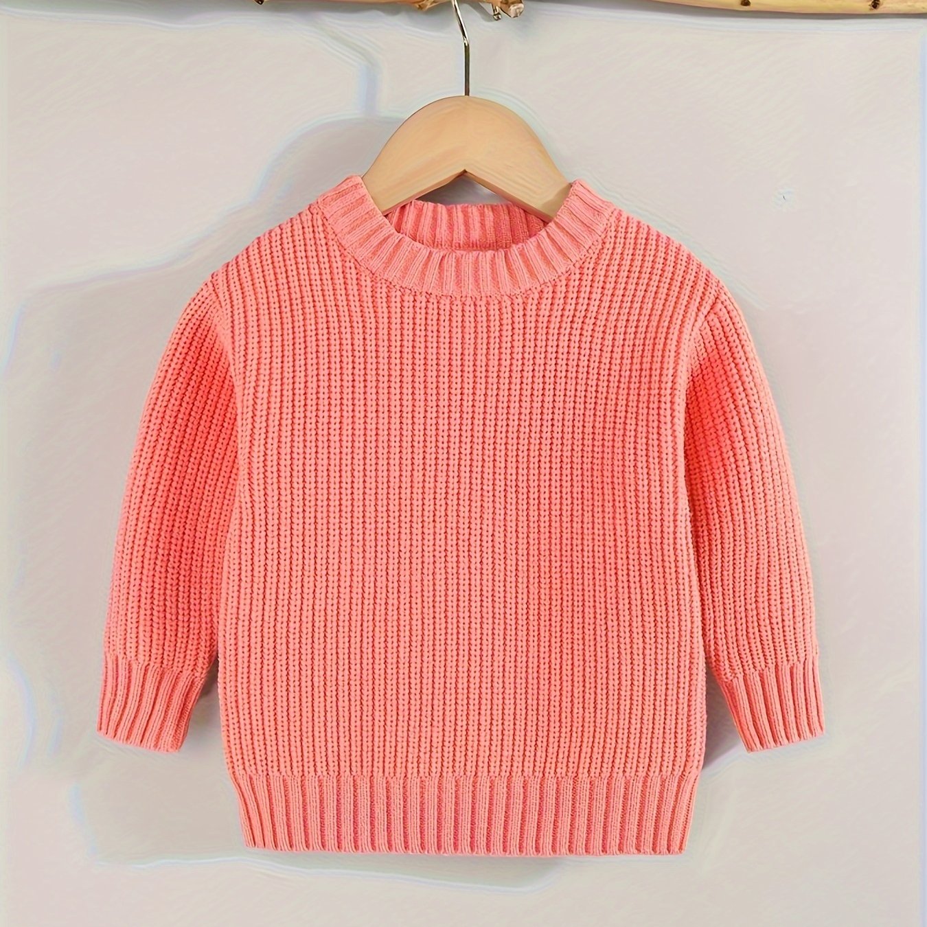 Keep Your Baby Warm And Stylish This Winter with A Knit Sweater Pullover Top!