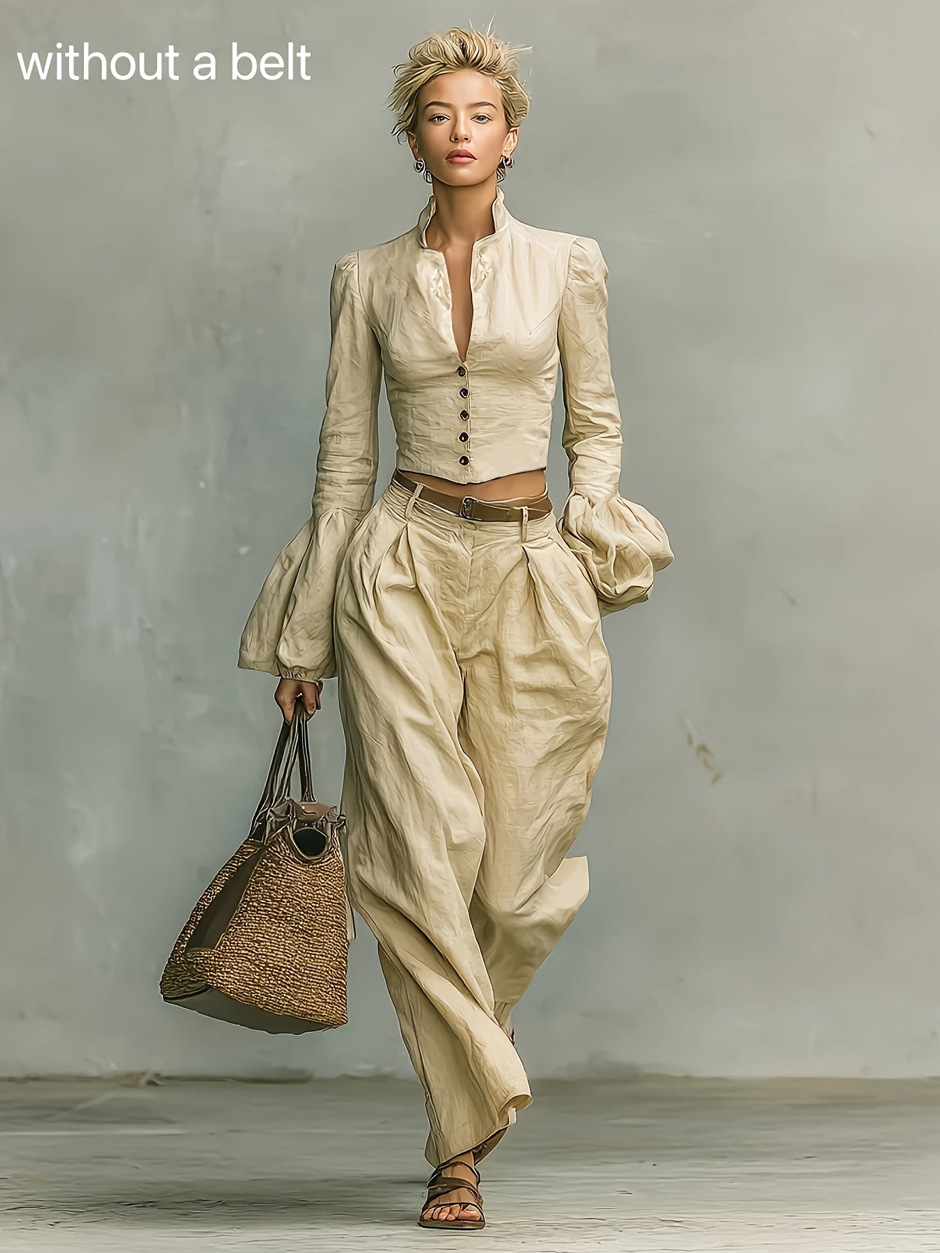 Women's Casual Wide-Leg Pants - Versatile Everyday Long Pants Lazy Style New
