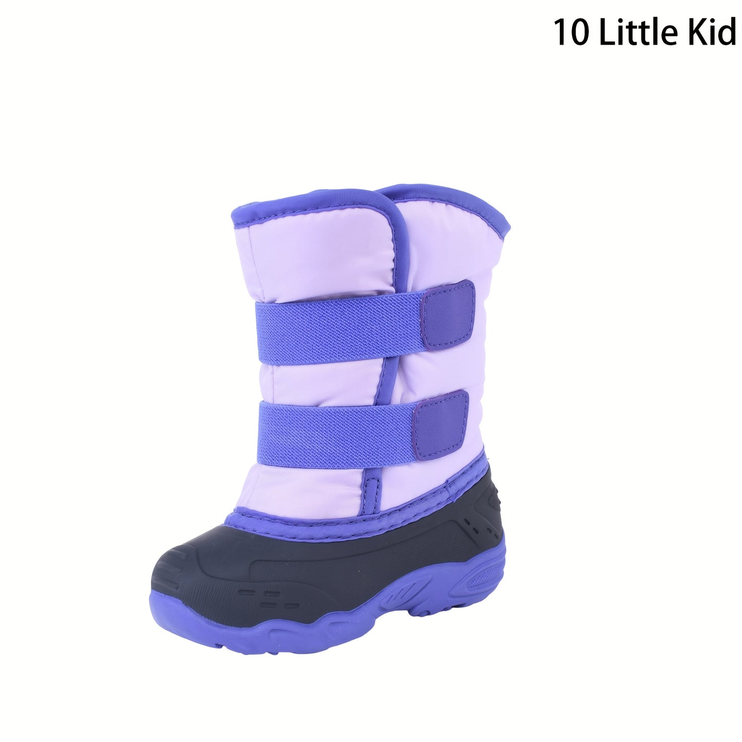 ' Warm Winter Snow Boots with High Quality TPR Anti-Slip Sole, Soft Fabric Upper & EVA Cushioned Insole - Low-Top Ankle Support, Round Toe & Easy Hook-and-Loop Closure for Indoor/Outdoor Play, Hiking, School - All-Terrain Dur