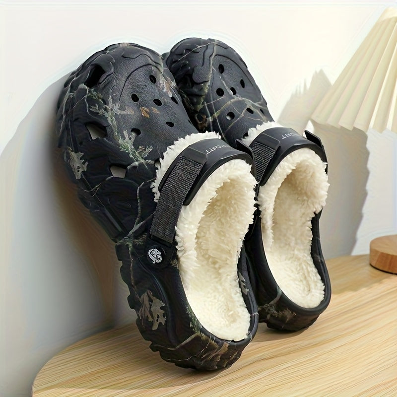 New Slippers for Men, Winter Indoor Home Warm Anti-Slip Slippers