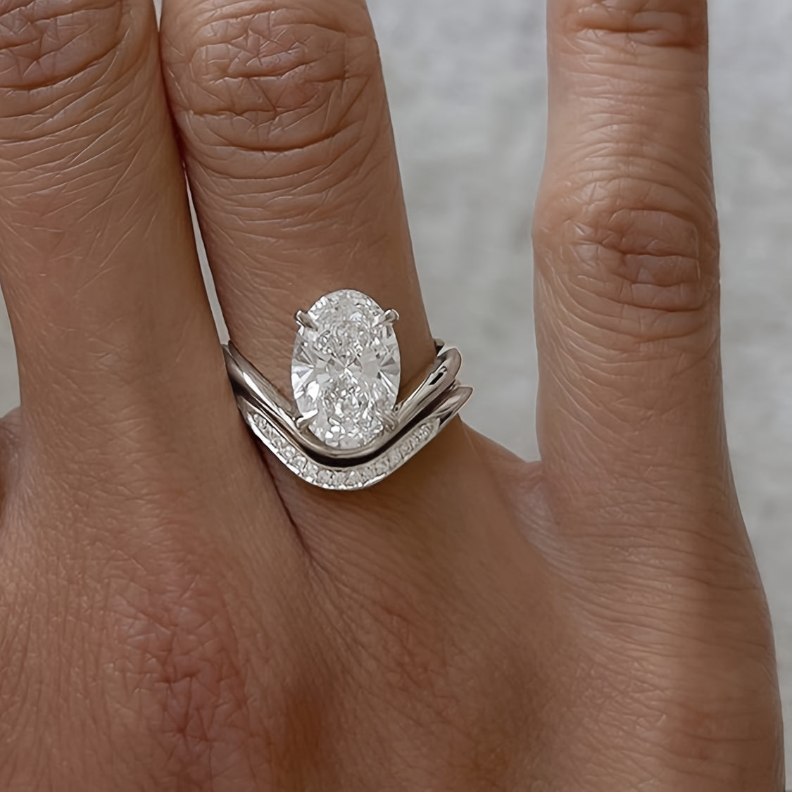 Exquisite Gift Gift: Mid Ancient Style Brushed Moissanite 925 Sterling Silvery Ring, Niche, High-end, Light Luxury, Ins Style Ring