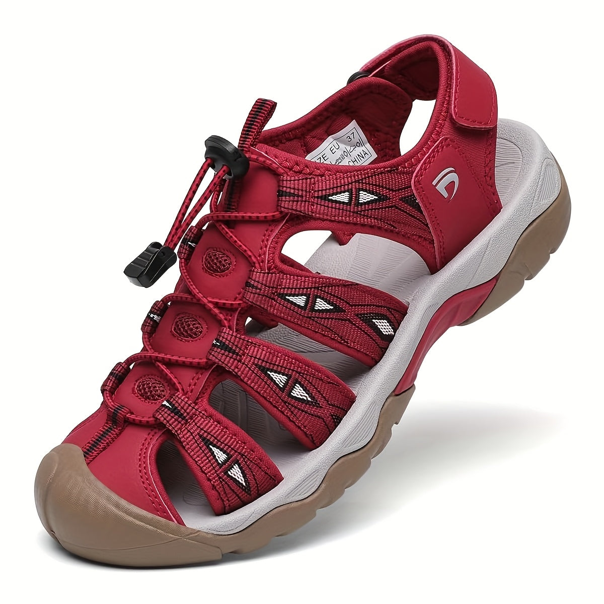 Women's Turquoise/Black Quick-Dry Hiking Water Shoes - Adjustable Bungee Closure, Arch & -Skid Sole, All-Terrain Outdoor Sandals with Mary Jane Strap (Lace-Up) for Beach, Camping, River Trekking - Cushioned /Rubber Footbed