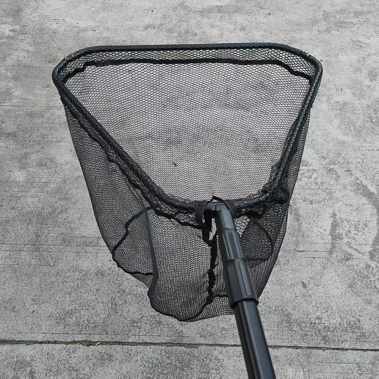 [Rubber Coated Fishing Net] Collapsible Telescopic Fishing Landing Net, Floating Fishing Net | Rubber Coated Mesh Folding Fly Fish Net for Salmon Steelhead Bass Trout Walleye Kayak, Fresh Salt Water