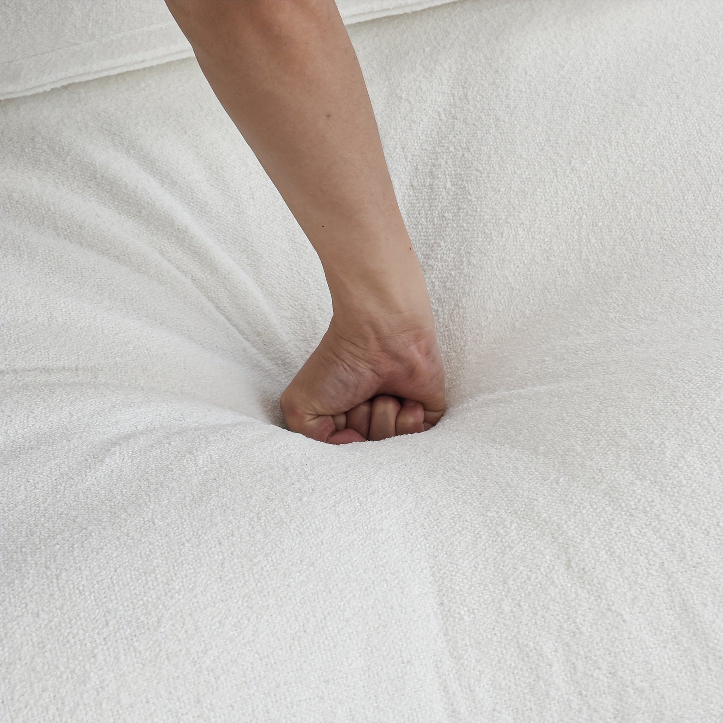 Cloud Modular Sectional Sofa Couch, Oversized Couch 8 Seater Sofa, 160.6" U Shaped Convertible Couches with Storage Ottoman for Living Room, Deep Sofa Couches, Sofa Covers Washable&Replaceable(White)