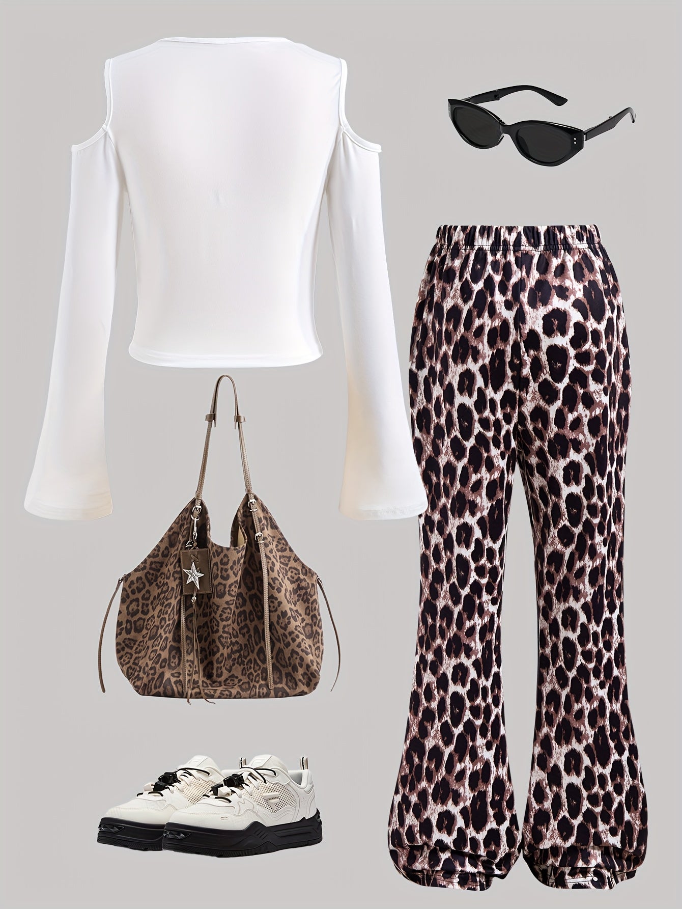 2pcs Girls' Autumn/Winter Casual Set 2025 New Long Sleeve Top + Drawstring Pants Two-Piece Korean Style Loose Fit Sportswear for Students, Trendy Streetwear, Perfect for Outdoor, For Teenager, Nope Not Today, Girl Clothes, Sp