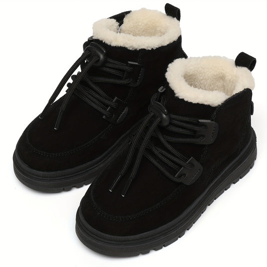 New Kids' Snow Boots, Autumn and Winter Outdoor Shoes, Fashionable Short Boots, Hiking Shoes, Thickened Sole - Comfortable and Warm, Suitable for Boys and Girls, Boots For Girls, Winter Boots For Girls, Snow Boots For Girls