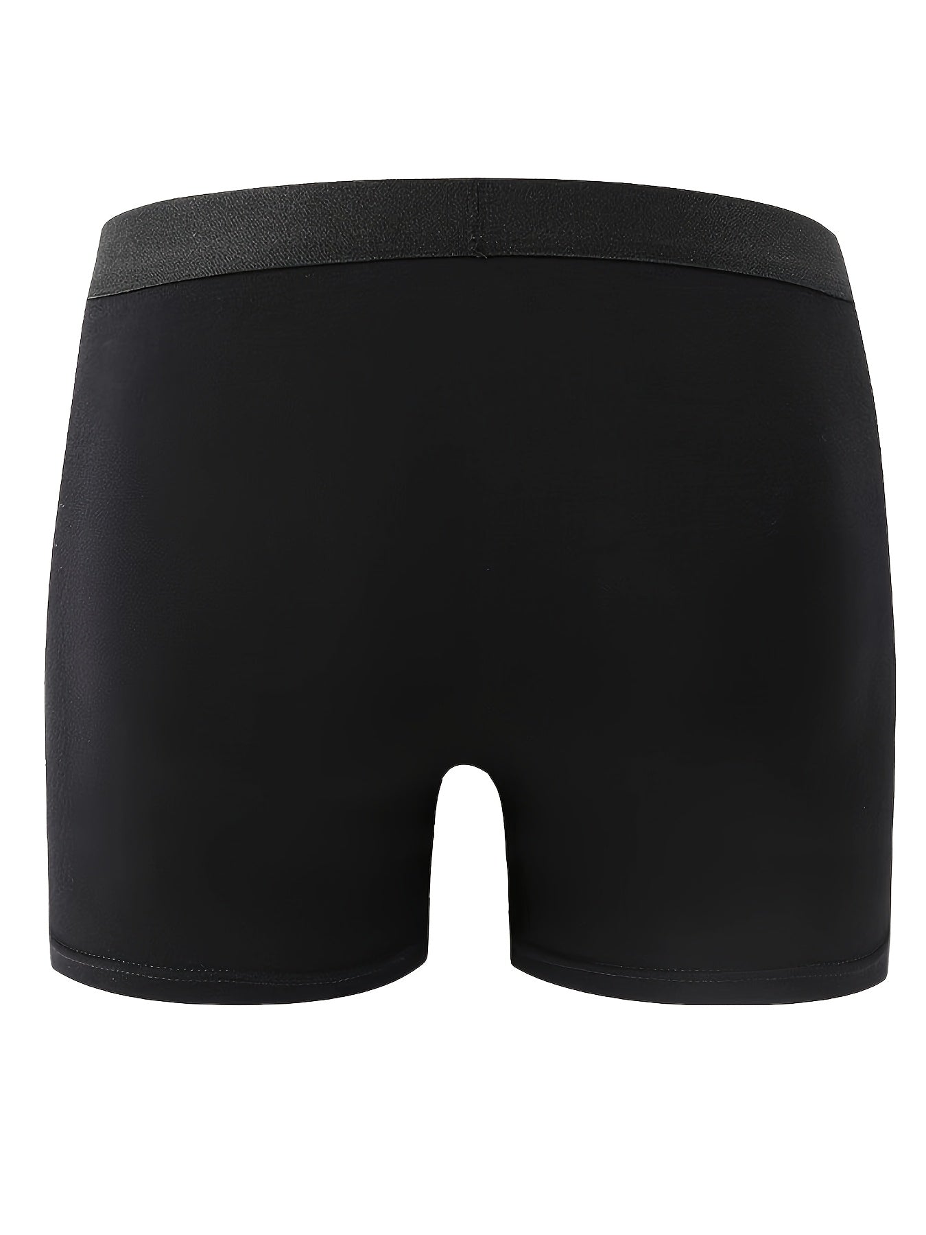 10-Pack Men's Bamboo Fiber Boxer Briefs, Black, 95% Bamboo Fiber 5% Spandex, for Sports & Casual, Soft Skin-Friendly Sweat-Absorbent Breathable, All-Season Wear