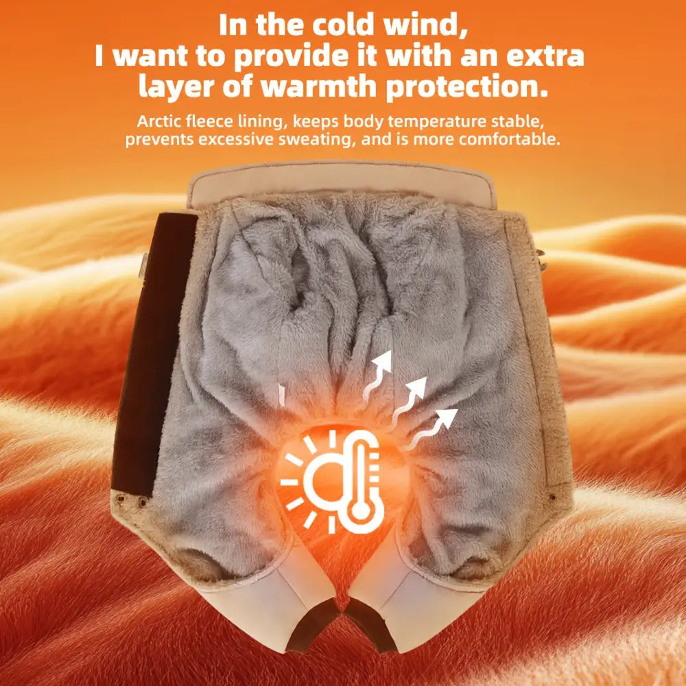 1pc Heavy-Duty Winter Dog Coat with 4-Wheel Houndout Design- Thermal Insulated Snowproof Jacket for Small, Medium, Large Dogs- Easy Snap Buttons& Closure, Reflective Safety strips- Ideal for Shih Tzu, Pomeranian, Cocker Spani