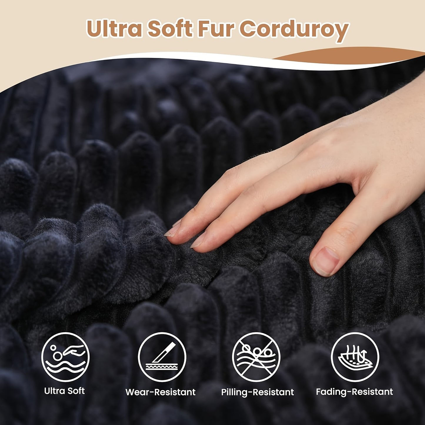 108.1 Inch L-Shaped Cloud Couch Modular Sofa - 2pcs Plush Floor Sofa for Living Room, Bedroom & Game Room | Separatable for Flexible Seating | No Assembly Required | Charcoal Grey, Light Grey, Orange, White, Black