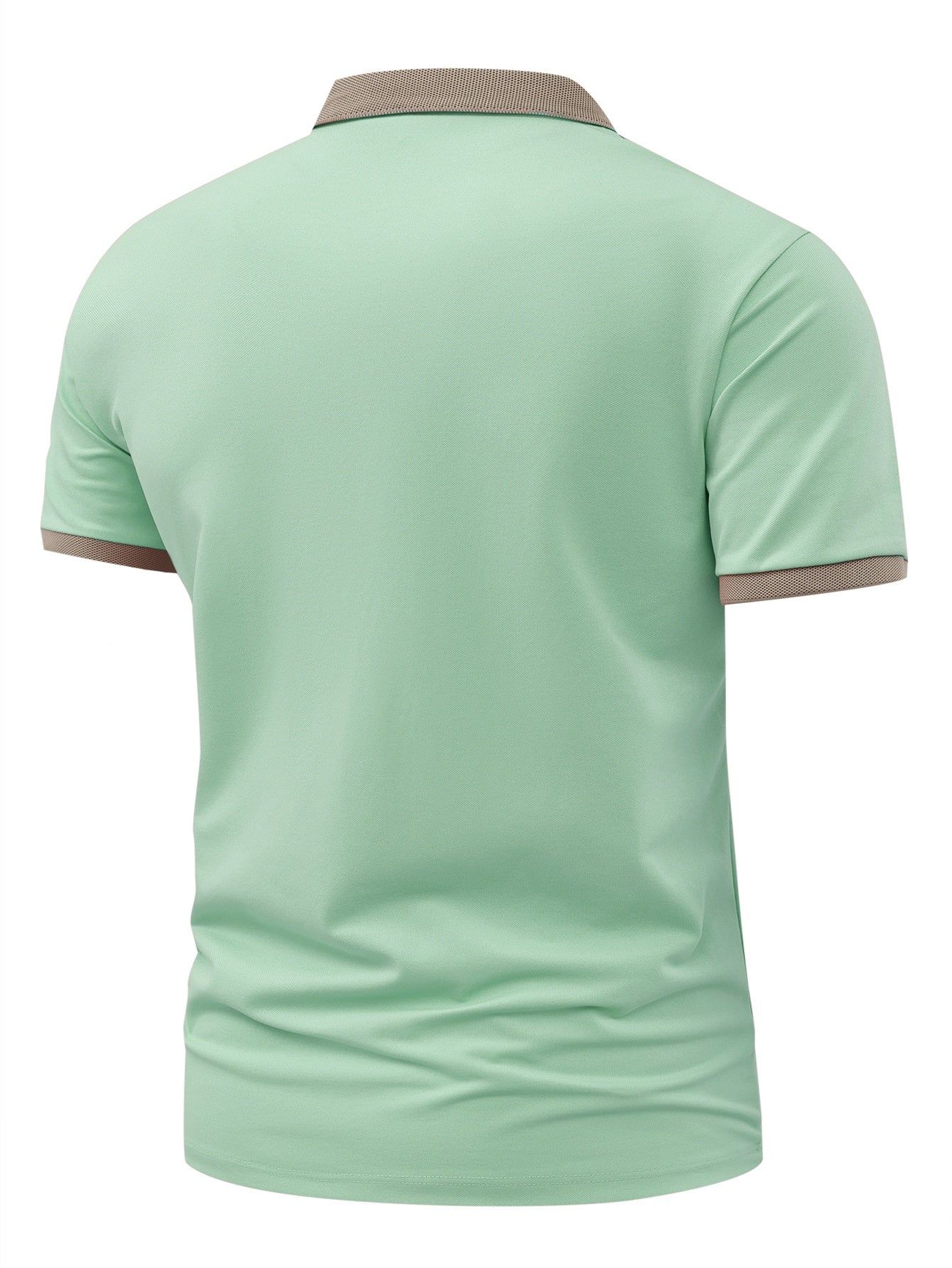 [Ideal Christmas Gift] A Trendy Three-Piece Set of Men's Polo Shirts, Perfect for Casual Wear And Golf, Featuring Print Patterns, a Collared Design, Short Sleeves, Buttoned Neck, And Breathable Fabric, Making It an Ideal Chri