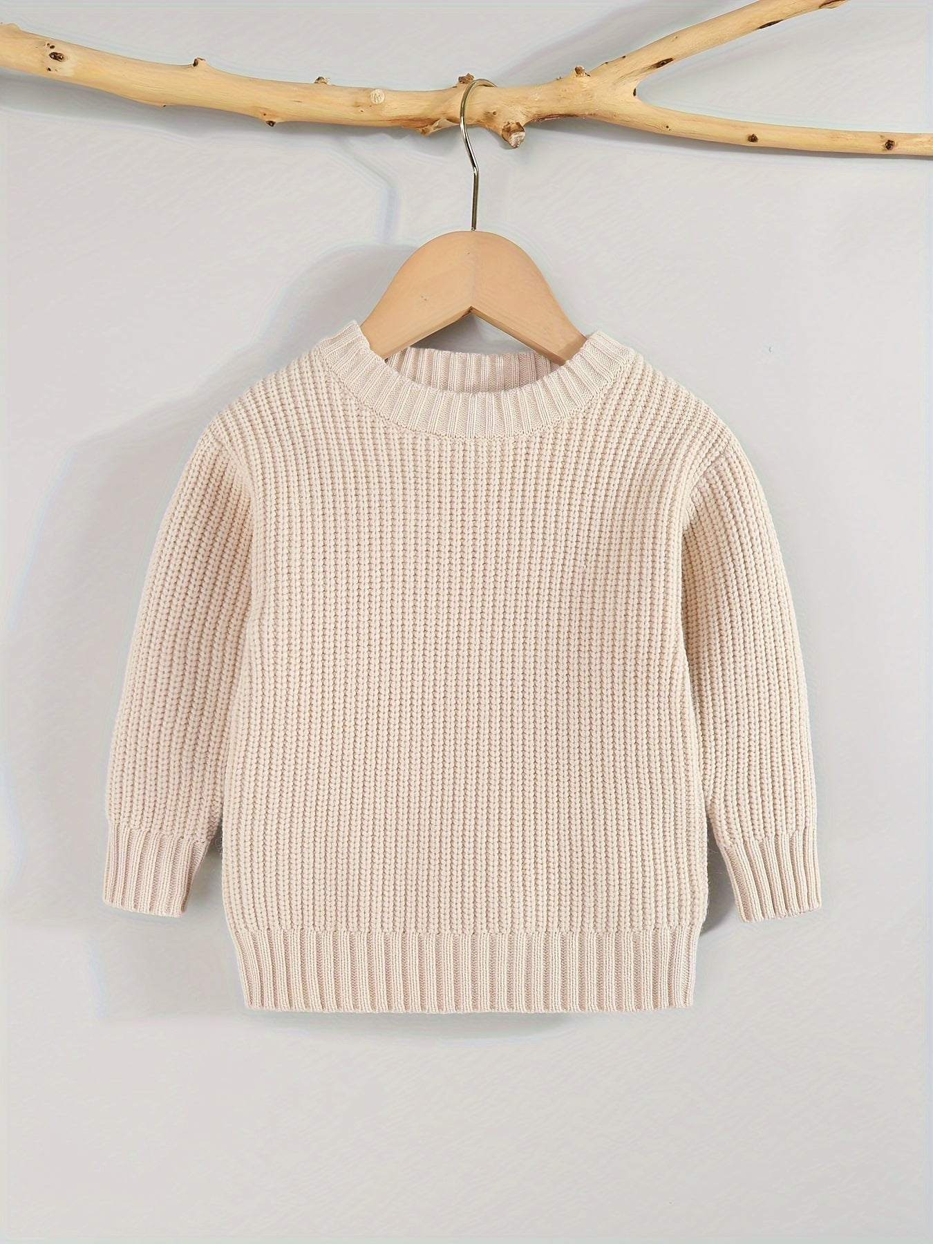Keep Your Baby Warm And Stylish This Winter with A Knit Sweater Pullover Top!