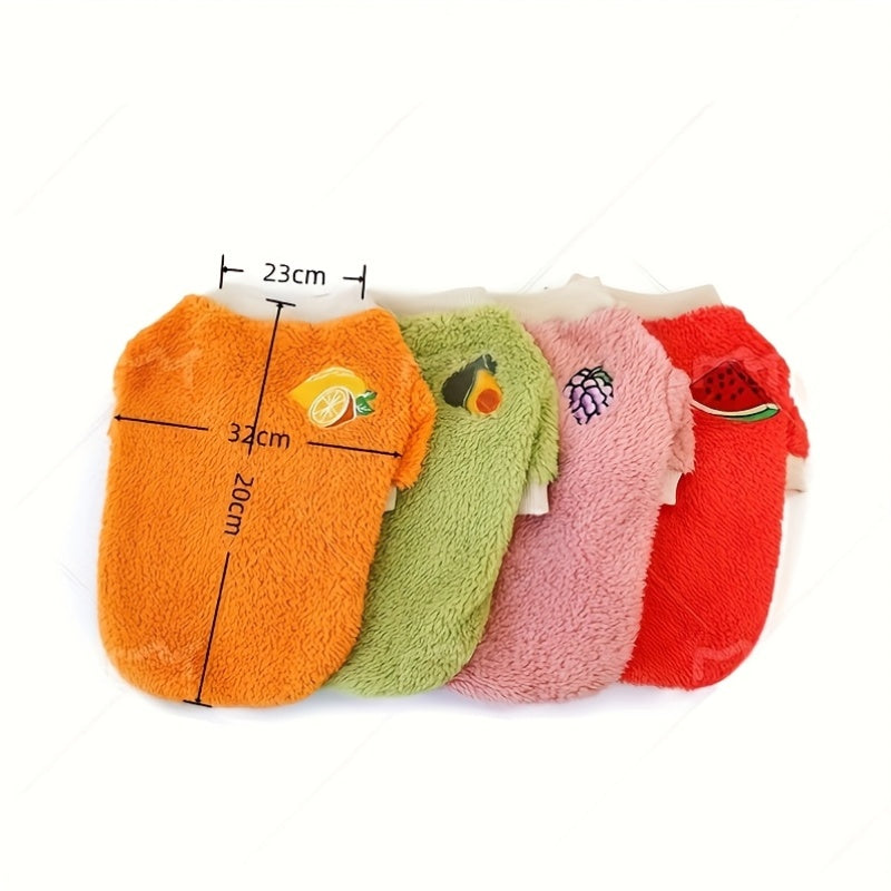 4pcs Set Of New Autumn And Winter Pet Clothing, Small And Medium-sized Dog Clothing, Pomeranian Warm Fleece Jacket, Two-legged Jacket, Dog Jacket, Dog Coats for Small Dogs, Dog Coat, Cold Weather Dog Apparel, Seasonal Dog Wea