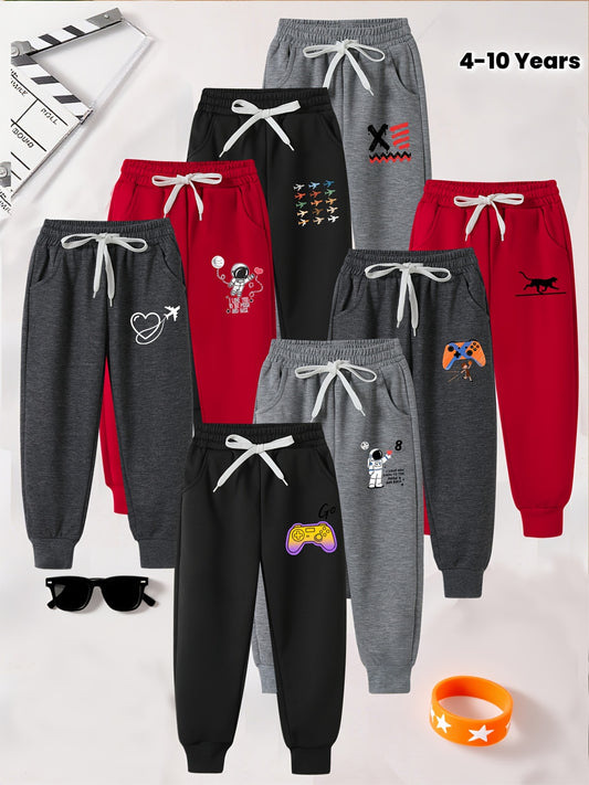 8 Pairs of Value-For-Money Sweatpants with Super Cool Prints, Elastic Drawstring Waistline, Super Comfortable Fit, Adapt to a Variety of Tops, Easily Cope with Daily And Sports, for Your Quick Purchase, for Outdoor, Available
