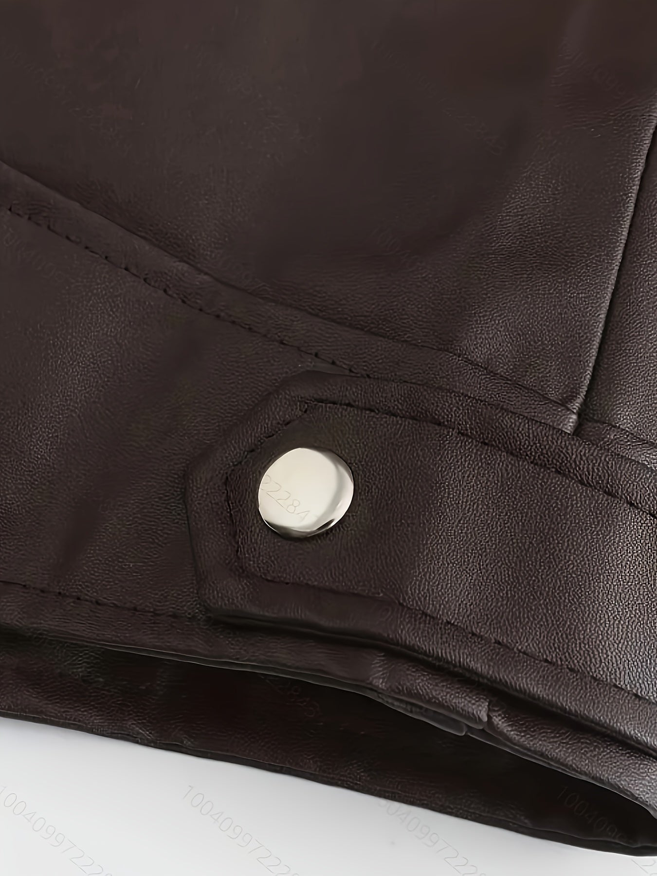 Men'S Large Autumn/Winter Jacket Full Zipper Standing Neck Motorcycle Bomb Jacket Business Bicycle Coat