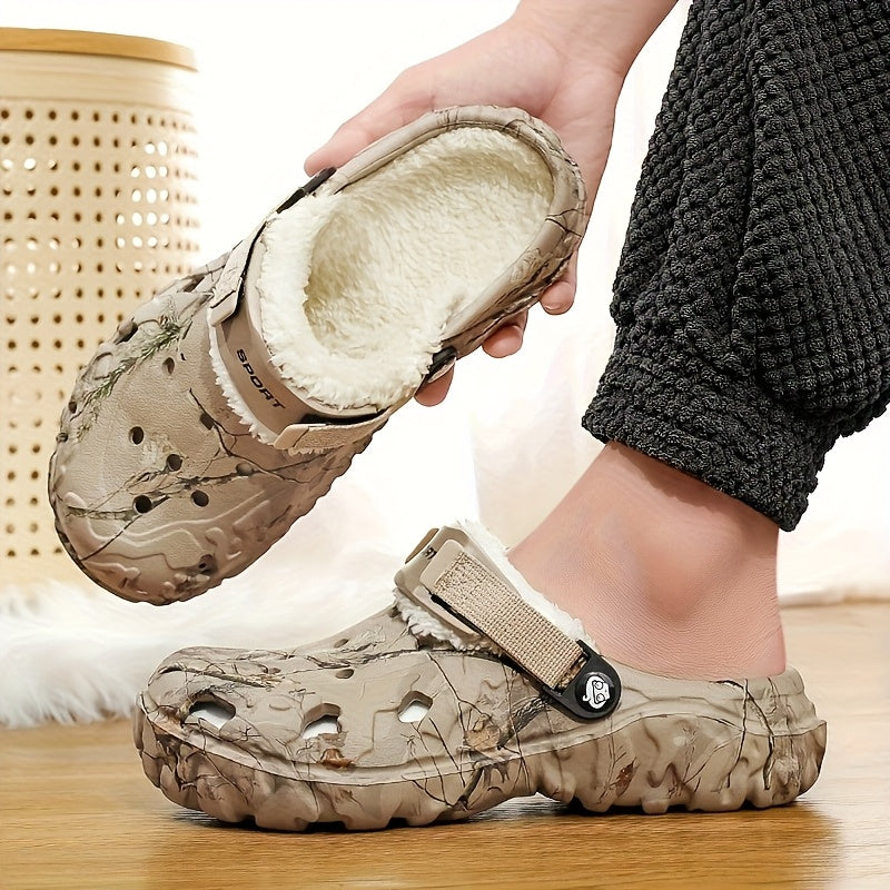New Slippers for Men, Winter Indoor Home Warm Anti-Slip Slippers