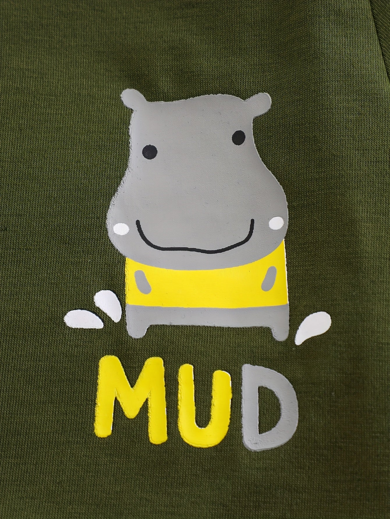 8pcs Set of Autumn Collection for Baby Boys: Simple, Comfortable, Trendy, And Fashionable, Featuring a Cartoon Hippo Pattern, Round Neck, Long Sleeves, And Elastic Waist Long Pants, for Outdoor, Perfect for Outdoor, Baby Boy