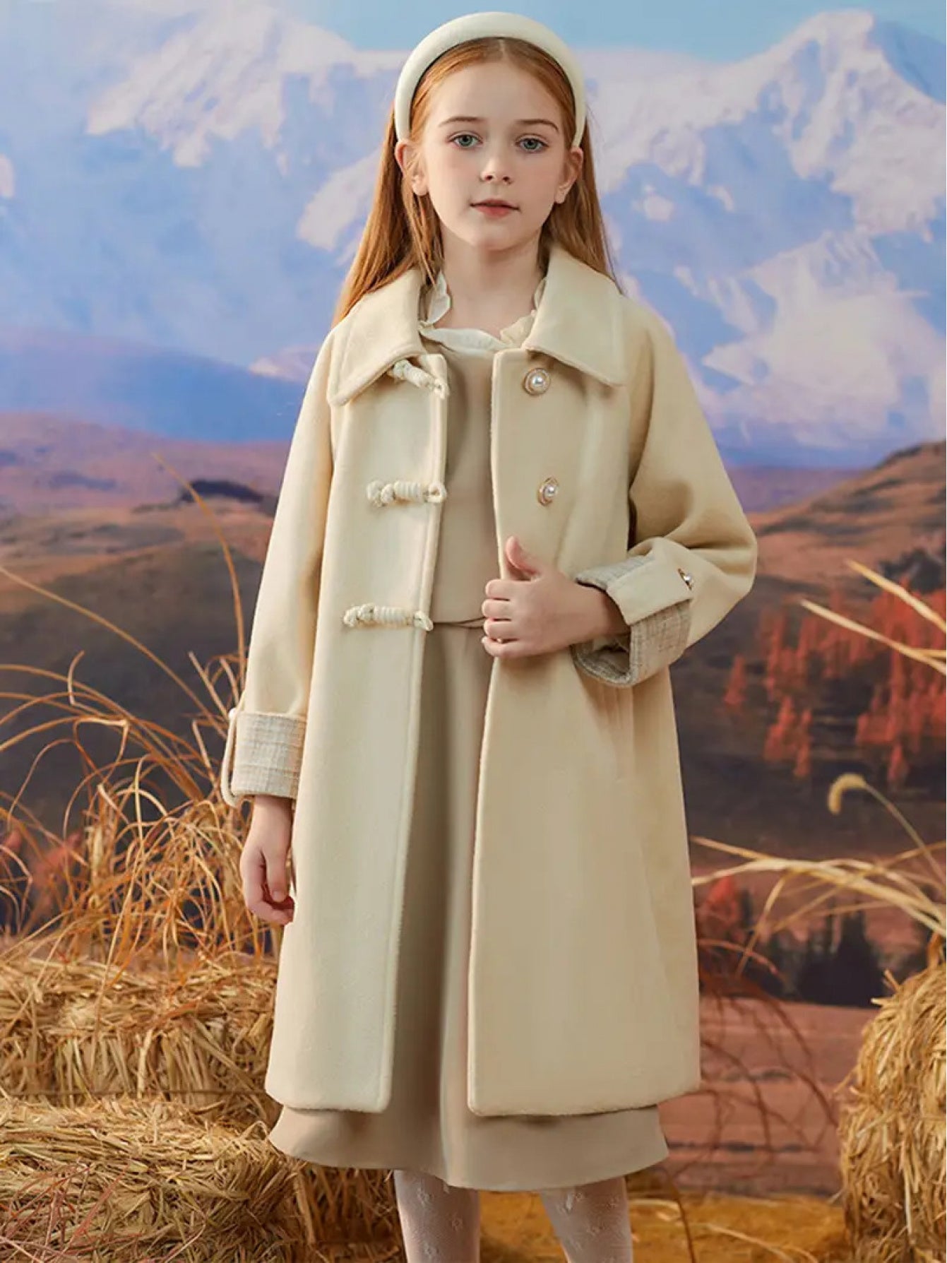 Clothing, Girls' Clothing, Clothing, Teen Girl Clothing, Girls' Fall Winter Clothing, Girls' Outfits. New Girls' Long Plush Coat, Kids' Warm Thick Plush Jacket. Pairs Well With Dresses Or Pants For An Elegant Look.
