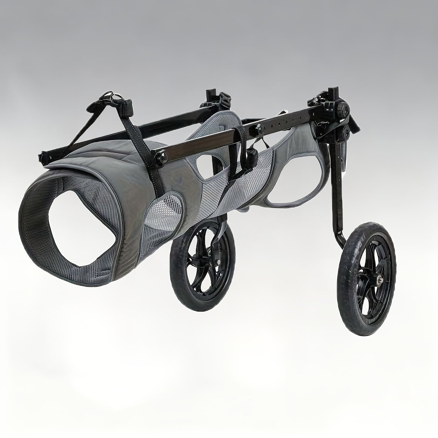 PetFusion Large Dog Wheelchair - Adjustable Support for Mobility-Impaired Pets, Aluminum Frame with Polyester Wrap, Rehabilitation, Pet Assistance