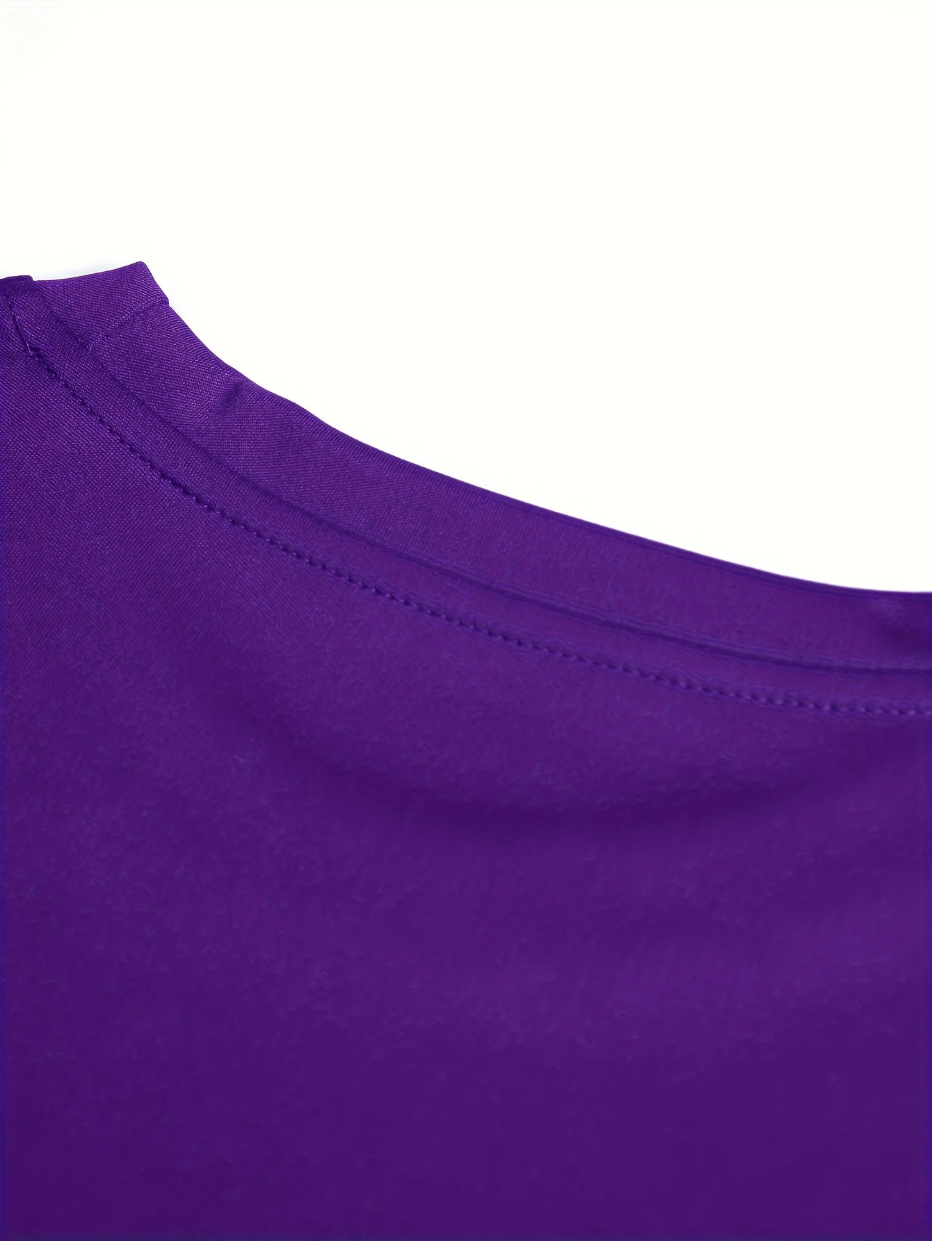 [Casual T-Shirts] 5pcs Women's Casual Crew Neck T-Shirts - Polyester, Short Sleeve | Inspirational Print Tee | Comfortable Fit Tee, All-Season, Round Neck
