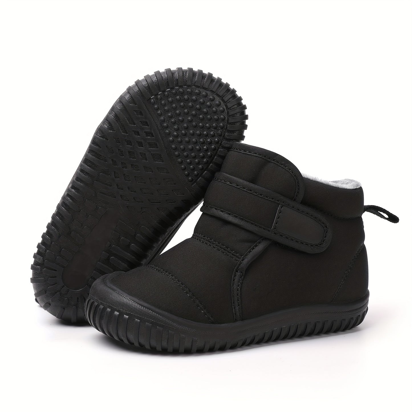 Comfortable Snow Hiking Boots for Boys and Girls - Warm Lined, Non-Slip, Cozy, High-Quality, Breathable, Easy-Walk Ankle Boots, Suitable for Winter Outdoor Hiking and Adventures, Cold Weather Footwear, Cozy Footwear, Nonslip