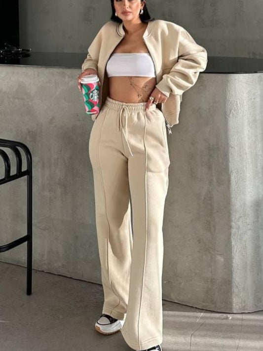 Trending Two Piece Set- Street Style Cardigan& Pants Women's Fall Winter Must-Have