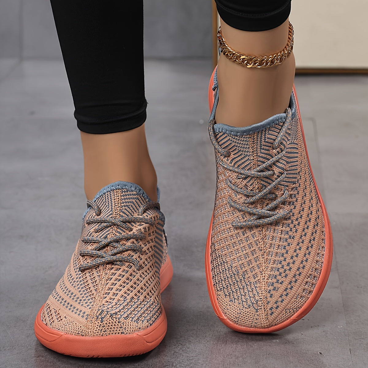 Women's Wide-Width Sneakers / Fashion Lace-Up / Casual for Wide Feet and Swollen Feet / Women Shoes Flat