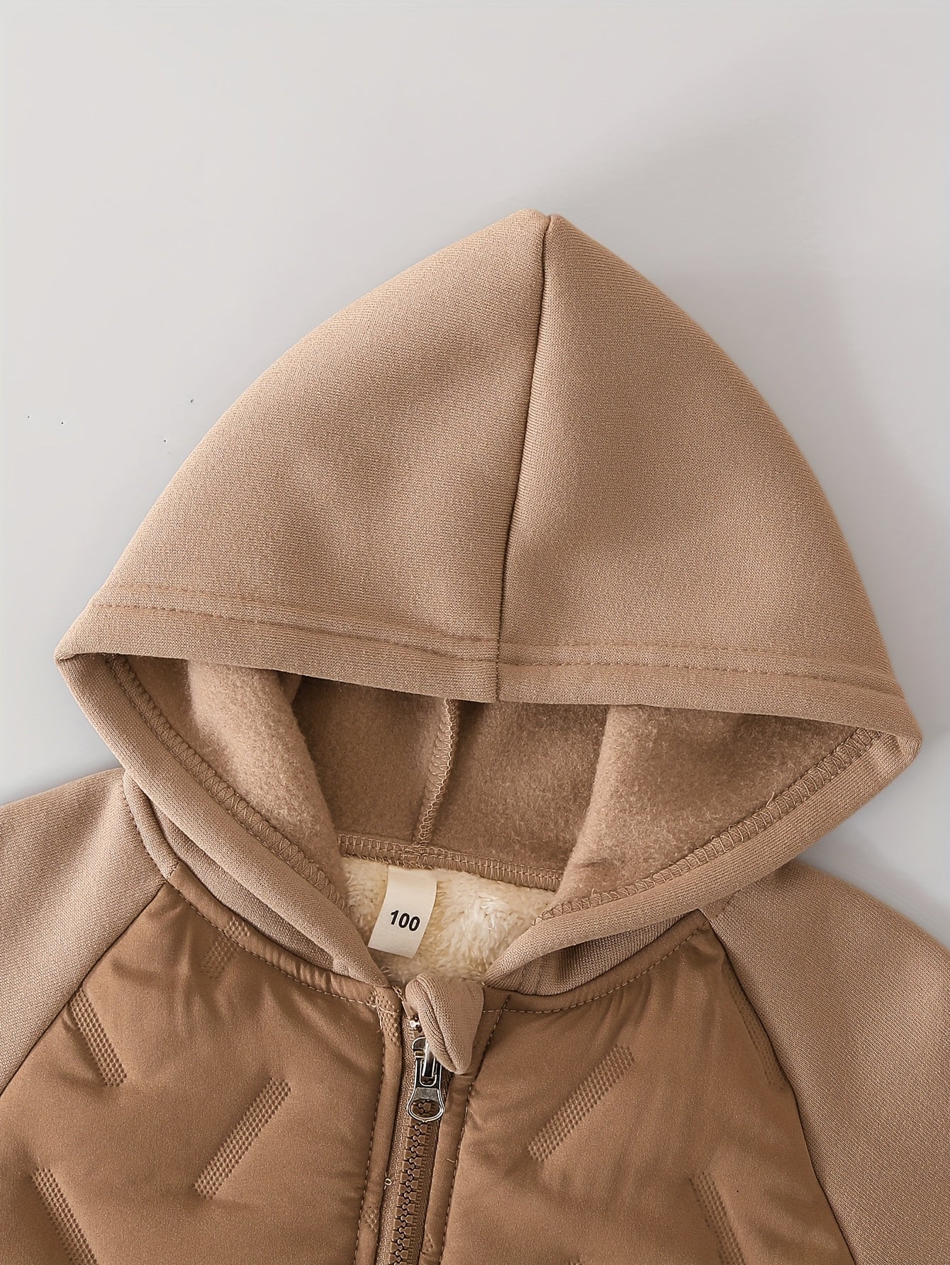 ' Autumn/Winter New Thickened Fleece-Lined Hooded Jacket and Casual Striped Print Pants Set, Classic Fashionable Versatile Top with Side Stripe Design, for Outdoor, Everyday Comfortable Long Pants, Perfect For