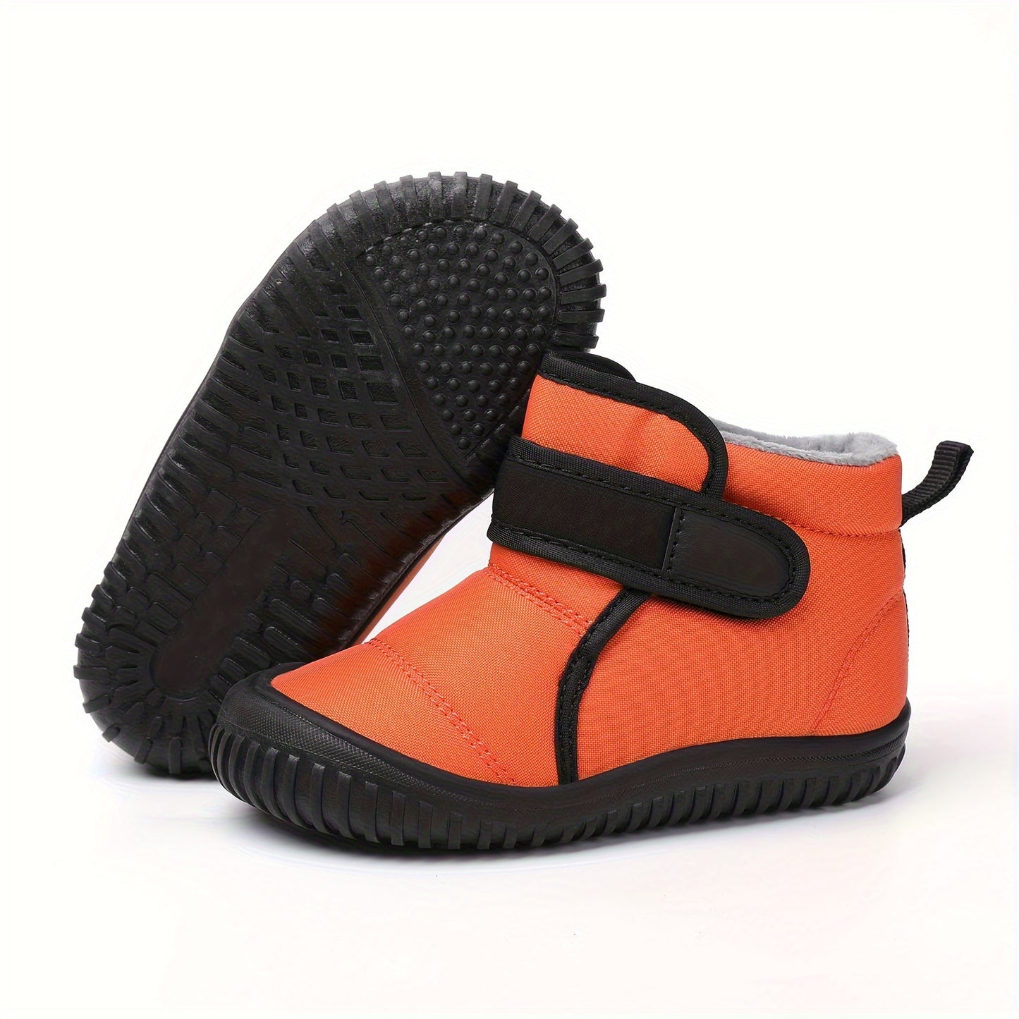 Comfortable Snow Hiking Boots for Boys and Girls - Warm Lined, Non-Slip, Cozy, High-Quality, Breathable, Easy-Walk Ankle Boots, Suitable for Winter Outdoor Hiking and Adventures, Cold Weather Footwear, Cozy Footwear, Nonslip