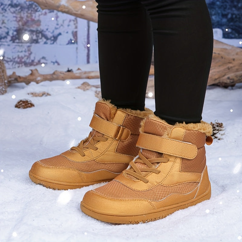 New Snow Boots, Hiking Boots, Winter Style, Fleece Lined, Rubber Sole, Outdoor Boots, Winter Boots, Winter Footwear, Winter Boots for