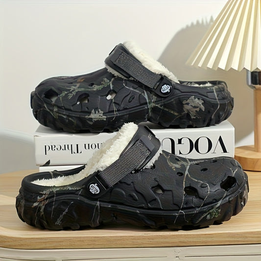 New Slippers for Men, Winter Indoor Home Warm Anti-Slip Slippers
