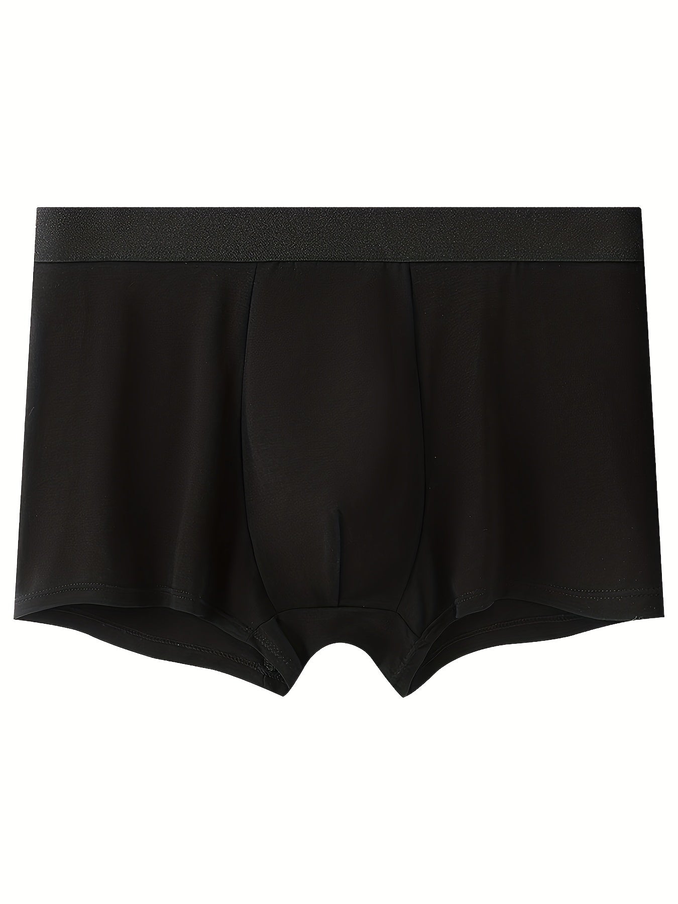 10-Pack Men's Bamboo Fiber Boxer Briefs, Black, 95% Bamboo Fiber 5% Spandex, for Sports & Casual, Soft Skin-Friendly Sweat-Absorbent Breathable, All-Season Wear