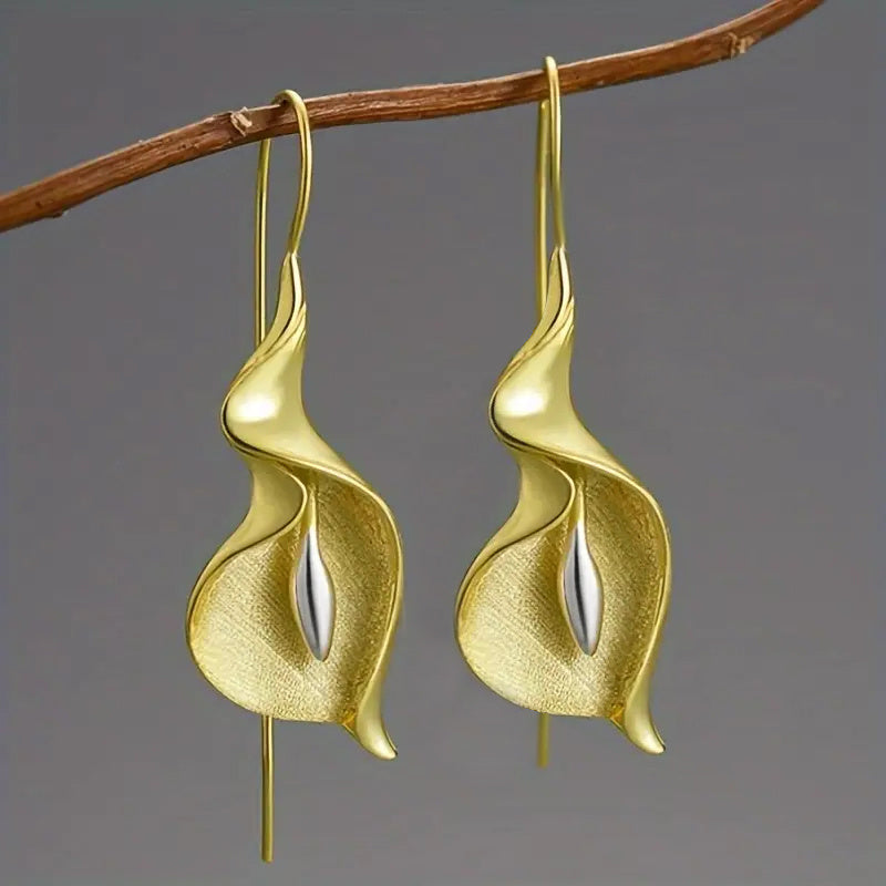 21pair of vintage elegant Women's pendant earrings, gorgeous 14k Gold Plated earrings, perfect for daily wear, banquets, and gift giving, making it the perfect anniversary gift,  Bohemian Style, Dangle Earrings, Fine Craftsma