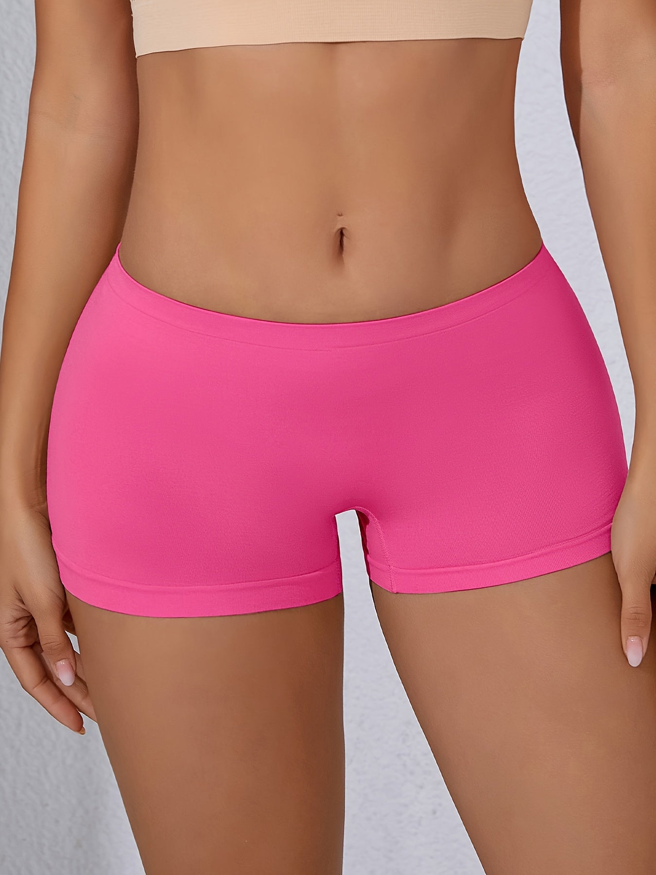 7-pack Flat Corner Safety Pants For Women, One-piece Seamless Leggings, Women'S Four Cornered Underwear