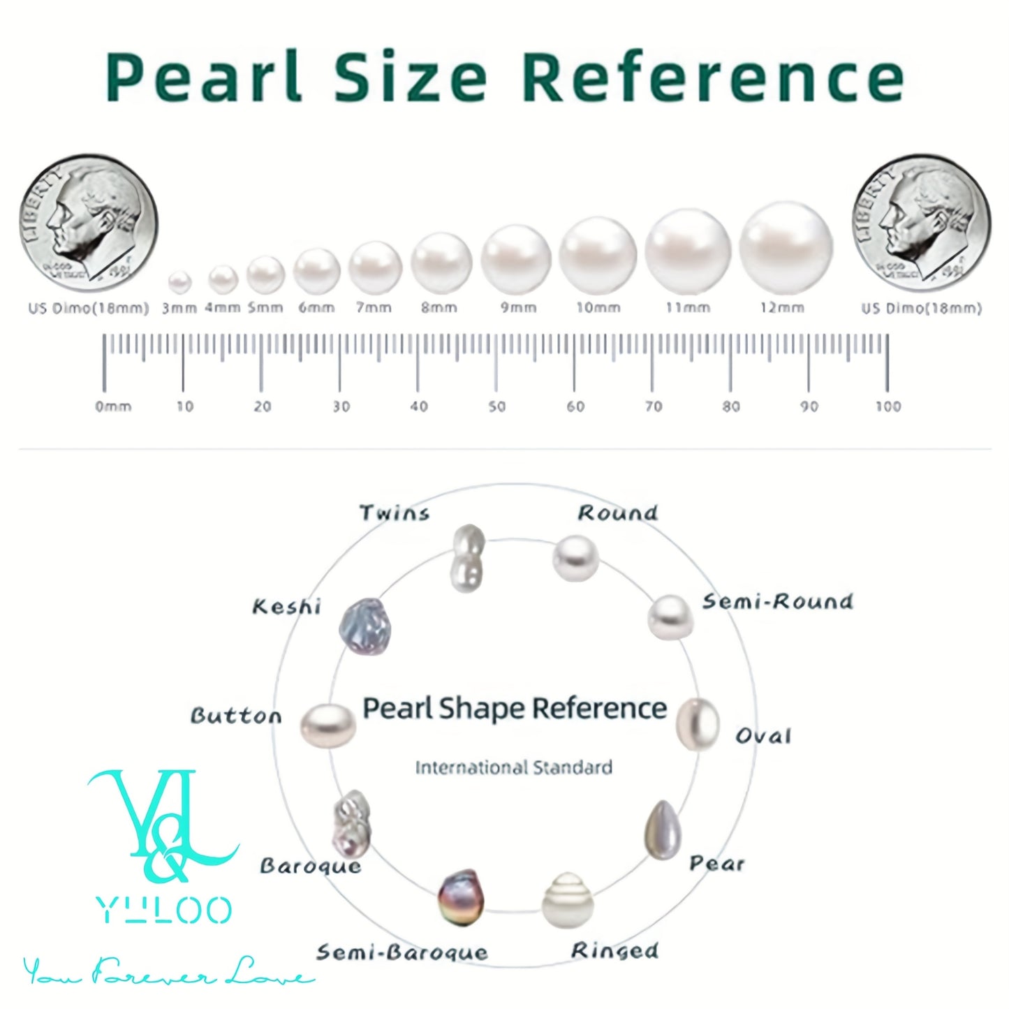 Y&L YULOO 3.6g Natural Akoya Mutsu Pearl Drop Earrings, 8mm, 5A Grade Zirconia, S925 Silver, 3.6g, Women'S Fashion Dangle Earrings, Women'S Fashion Jewelry