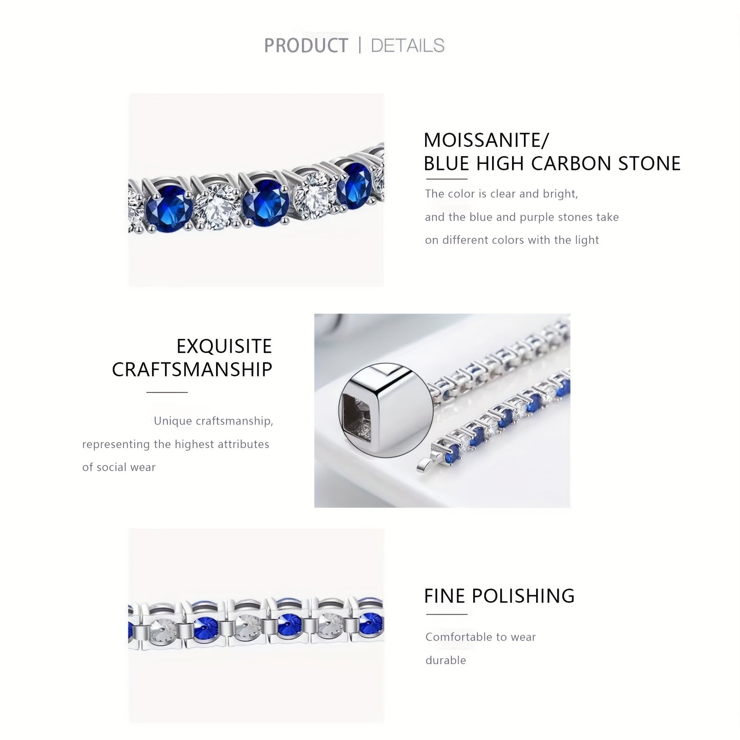 1pc Italian Luxury 925 Silver Moissanite Inlaid Bracelet, Designed And Hand-crafted By An Italian Designer, Is Perfect As An Anniversary Gift for Your Wife, Suitable for Various Occasions Such As Banquets, And Comes with A Be