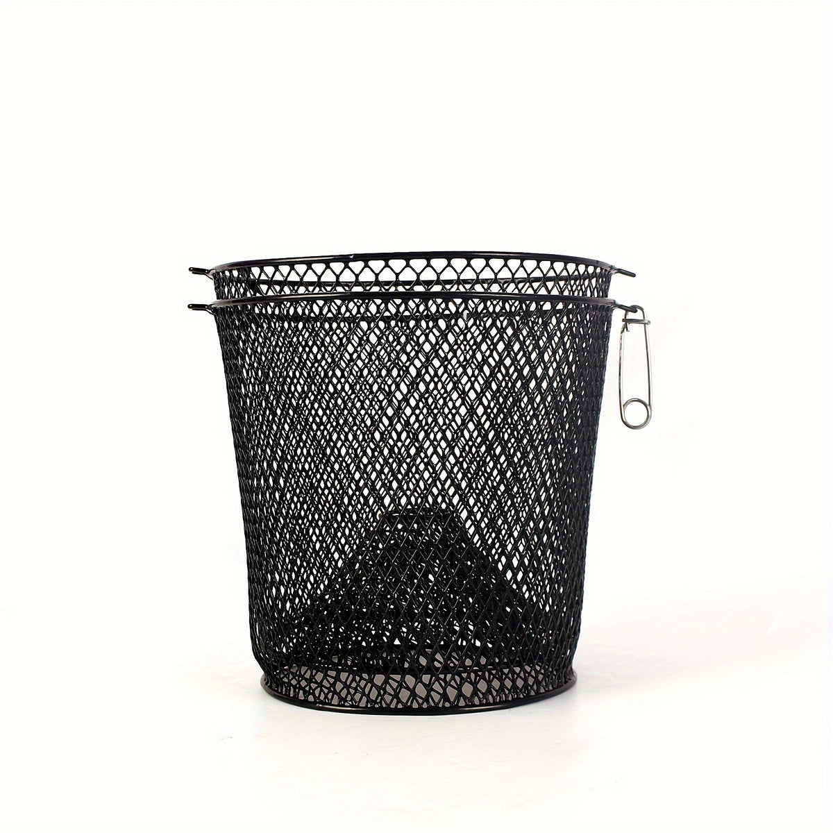 Crawfish Minnow Trap Cage, Heavy Bait Trap, Two Durable Black Mesh
