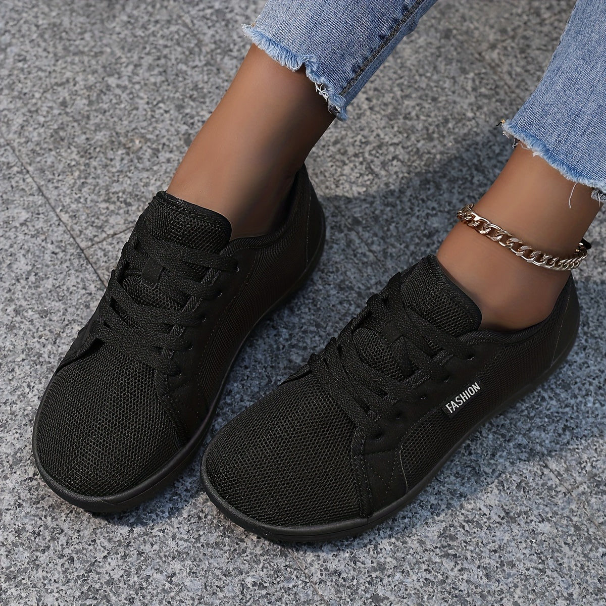 Women's Barefoot Shoes • Zero Drop Minimalist Walking - Wide Toe Box • Flexible TPR Sole & Soft Footbed • Low-Top Round Toe for - /Outdoor Wear • Comfortable for Walking, Standing, Errands • Women Shoes, Sneakers