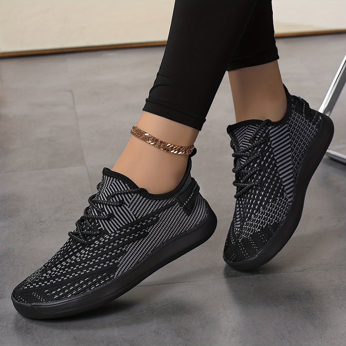 Women's Wide-Width Sneakers / Fashion Lace-Up / Casual for Wide Feet and Swollen Feet / Women Shoes Flat
