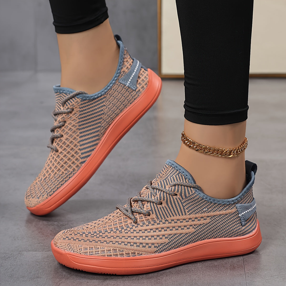 Women's Wide-Width Sneakers / Fashion Lace-Up / Casual for Wide Feet and Swollen Feet / Women Shoes Flat