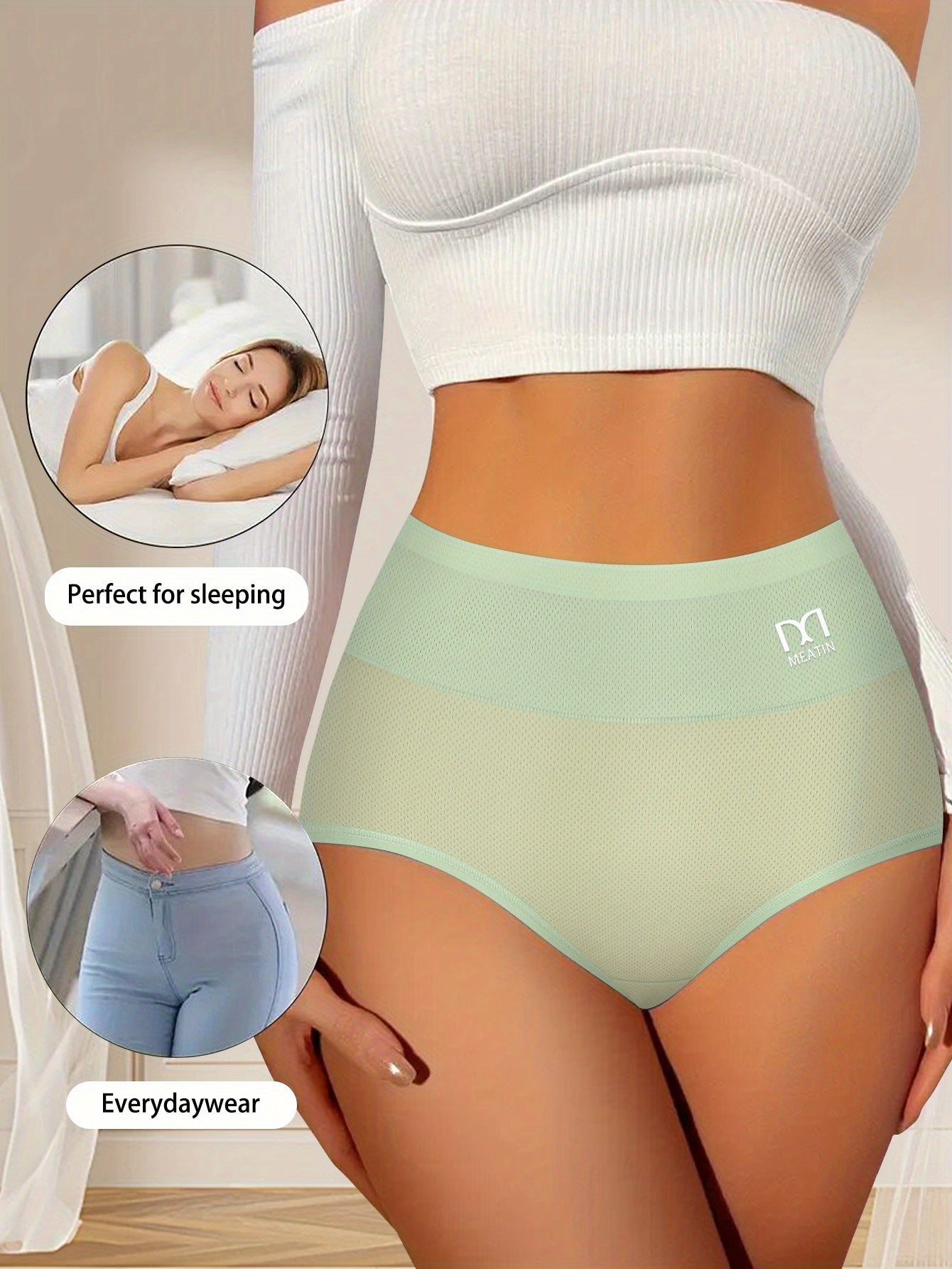 6pcs Women'S Boxer Briefs - Light Tummy Control, Shaping, Elastic & Breathable, Soft & Comfortable, Non-See-Through Elegant Underwear, Perfect for Everyday Casual Wear, Everyday Underwear | Elegant Underwear | Comfortable Fit