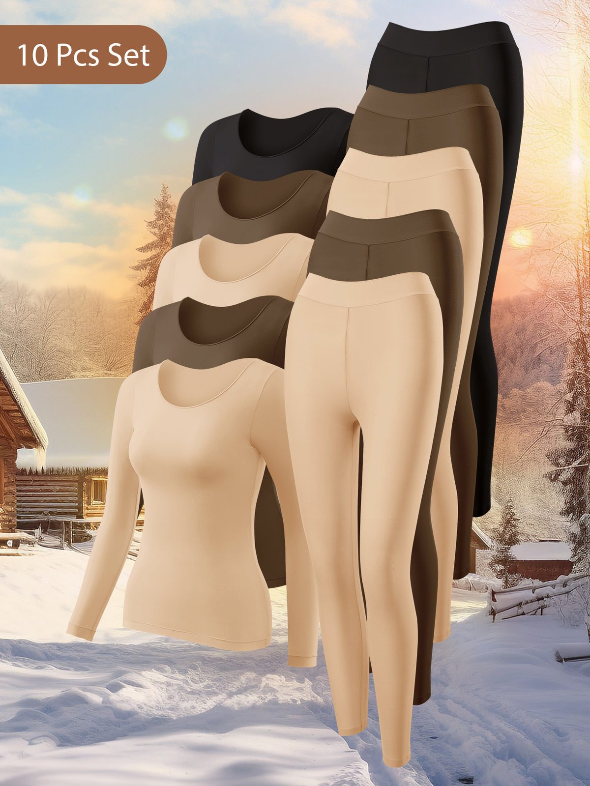10-Pack High- Seamless Tummy Control Bodysuit - Buttery Soft Skin-Friendly Shapewear Suitable for Office, Home & (S-XXL)