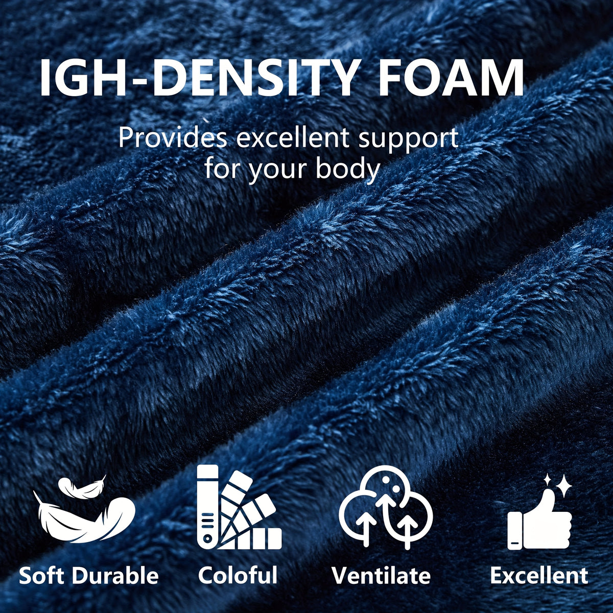 Queen Size Foldable Sofa Bed, Chenille Futon Sofa Couch, High-Density Foam Convertible Sleeper Sofa, Foldable Floor Couch Bed for Living Room, Guest Room, Bedroom