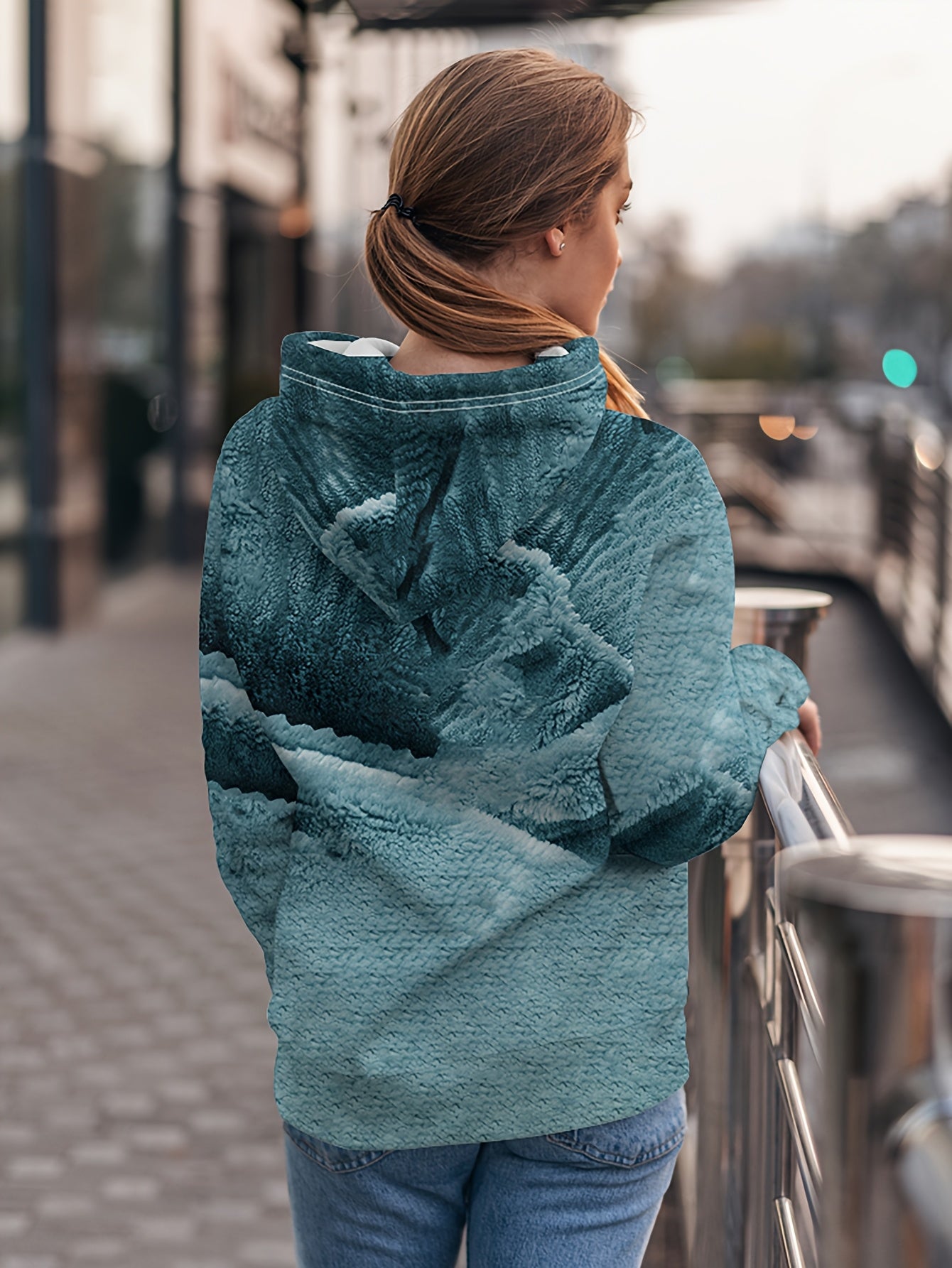 Women'S Hoodie - Soft Sweatshirt with Cute Sleeping Puppy, Long Sleeve Pullover for Everyday & Pet Lover Outfits - Cozy Fall Winter Clothing, Dog Hoodie, Casual Wear, Playful Design, Comfortable Material, Animal Print Top, Fa