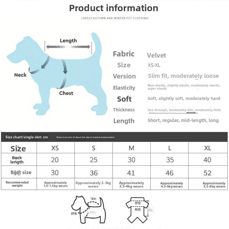 British Style Winter Warm Dog & Cat Sweater - Cozy Snap Button Jumper with Paw Socks, Cold-Resistant Pet Coat for Small & Large Dogs, Soft Durable Fabric, Light Gray Pink, Easy On/Off & Secure Fit for Indoor/Outdoor Use, Styl