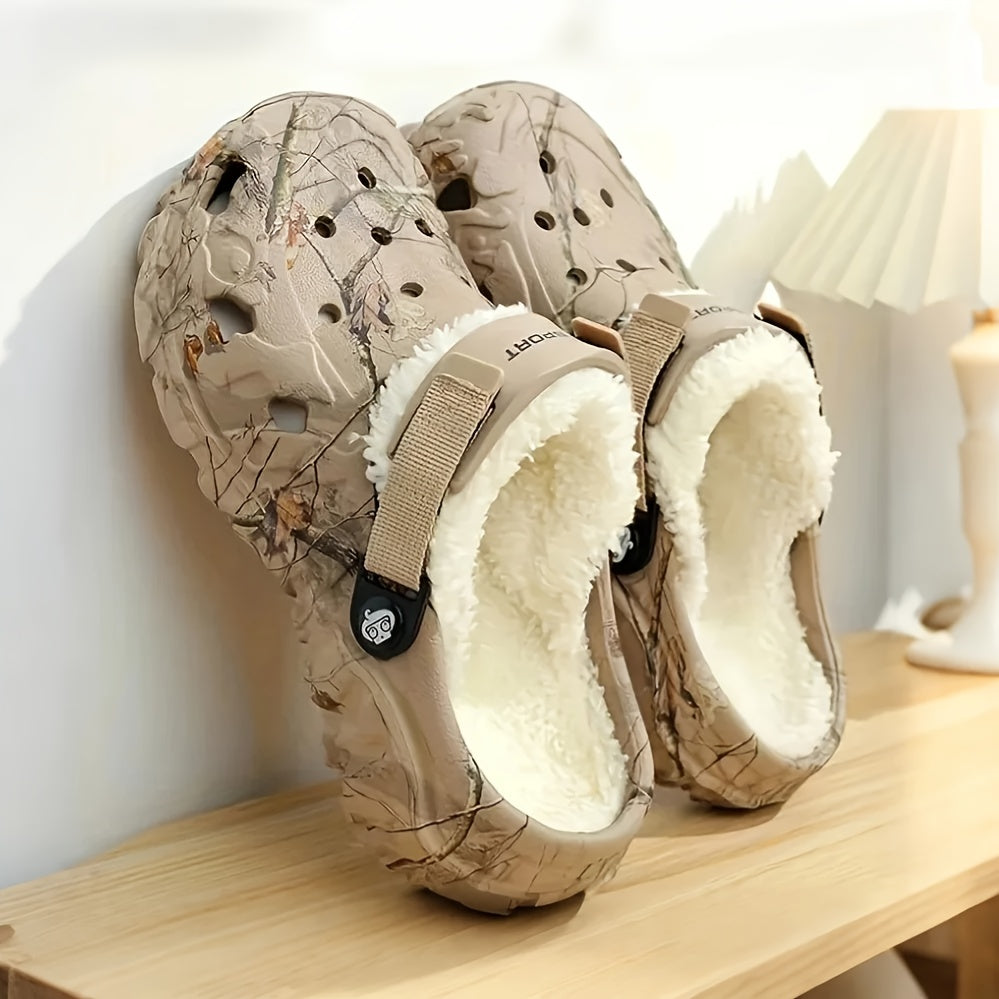 New Slippers for Men, Winter Indoor Home Warm Anti-Slip Slippers