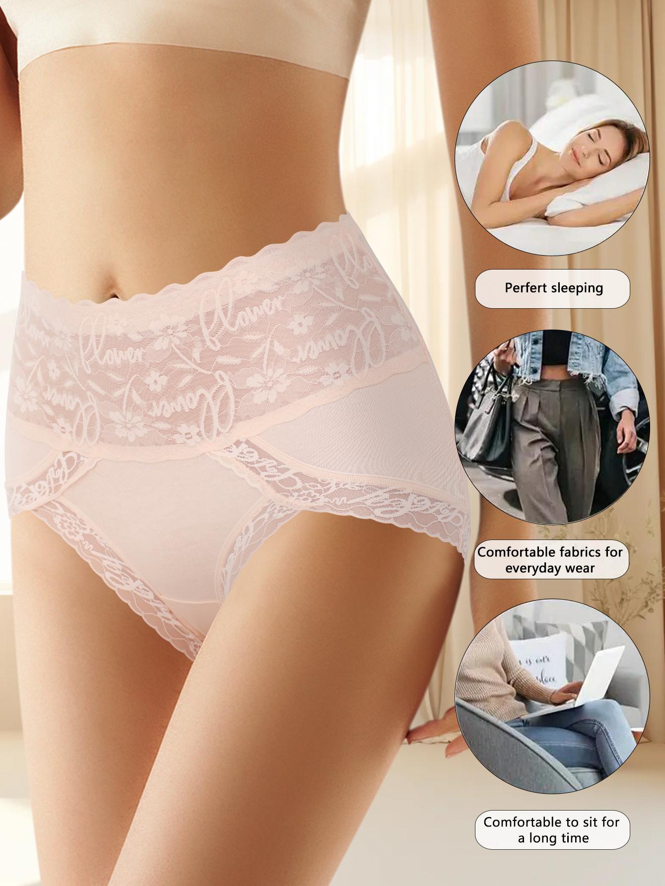 6pcs QUASTI Women'S Seamless High Waist Tummy Control Underwear - Mid-Rise Breathable Body Shaper with Butt Lifting & Stretching, Solid Color (White, Beige, Black, Red, Green, Blue) for Yoga, Office, Bridal, Date Nights, Tumm