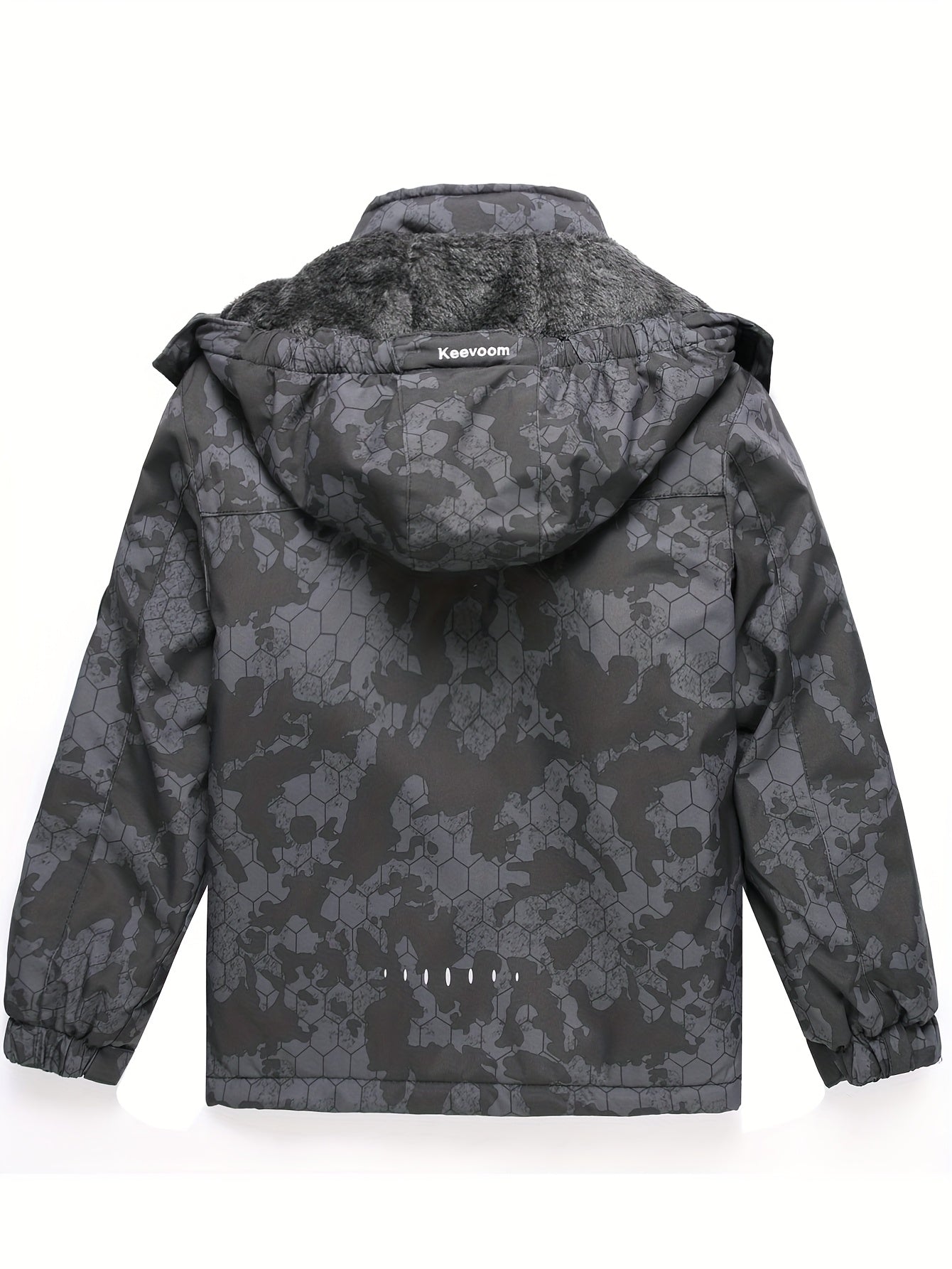 Keevoom Boys' Windproof High Quality Ski Jacket & Snowboard Coat - Warm Winter Jacket with Hood, Pockets, H-Fit for Skiing, Snowboarding, Outdoor Activities - Kids' Cold Weather Gear for, Snow Play ( &)
