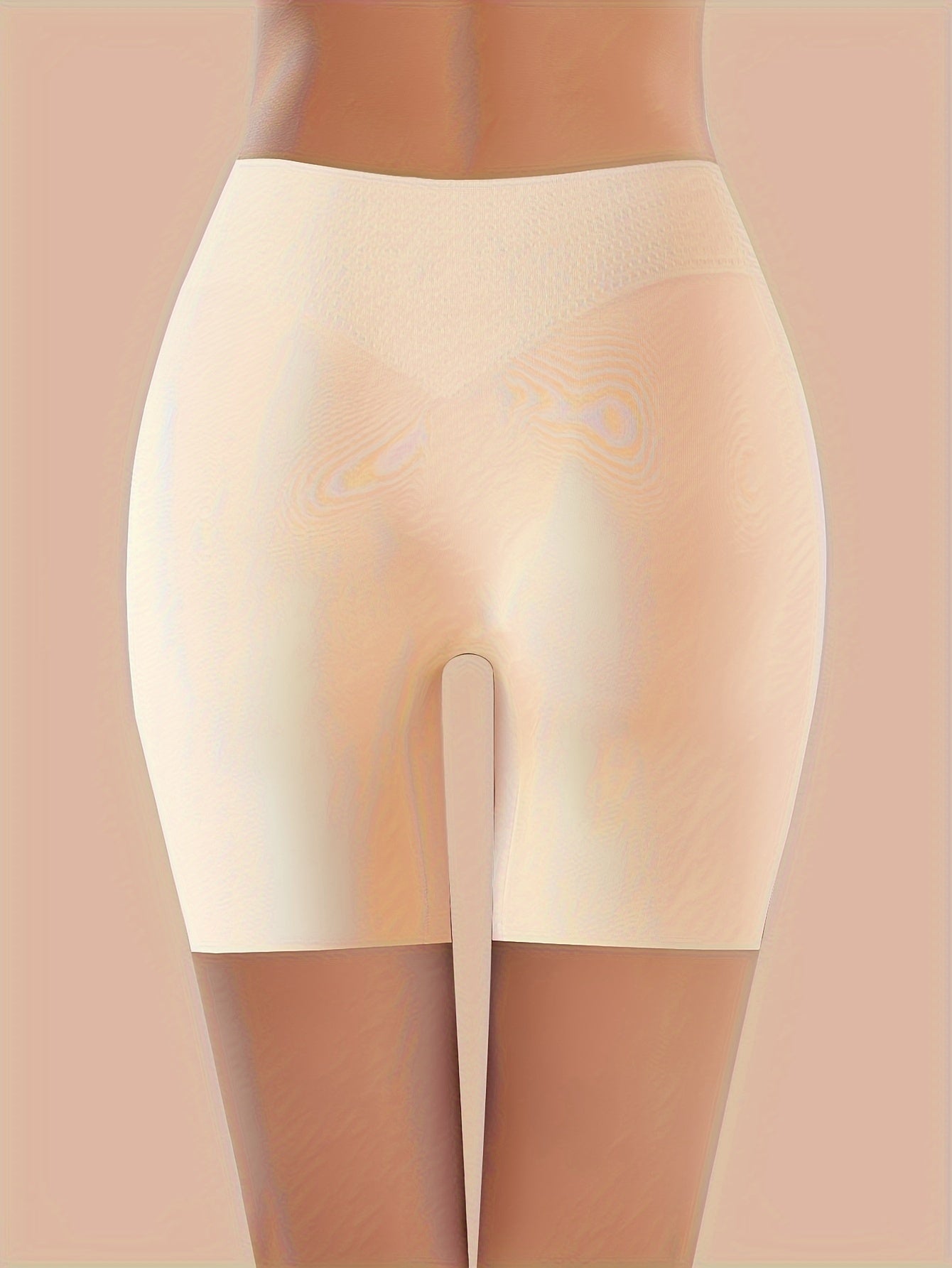 3pcs Women's High-Waisted Tummy Control Underwear - 2-in-1 Butt Lifting & Belly Panties, Seamless Anti-Leak Cycling Sports Briefs (Beige/White/Black) - Breathable Gym, Workout & Everyday Shaping Shorts